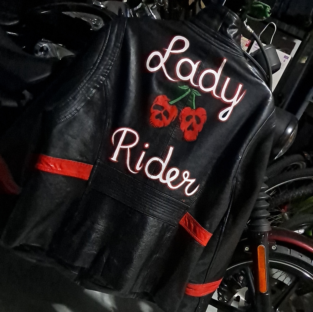 Leather Jacket Female XL